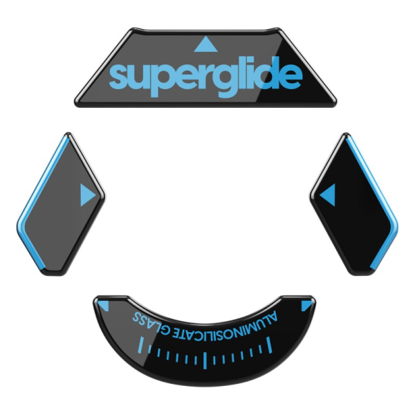 Стеклянные глайды для мыши Pulsar Superglide для Logitech G900/903 Black (L90SGB)